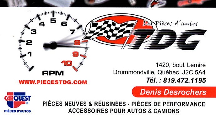 Les pièces d’autos TDG