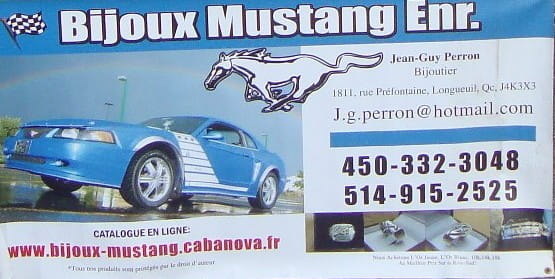 Bijouterie Mustang Inc.